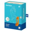 SATISFYER - VIBRATORE DA DITO CANDY CANE ARANCIONE - immagine 2