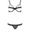 PASSION - SET DUE PEZZI KYOKA NERO S/M - immagine 3