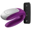 SATISFYER - VIBRATORE DOPPIO PARTNER DIVERTENTE VIOLA - immagine 2