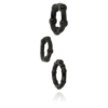 OHMAMA - SET DI 3 ANELLI IN SILICONE - immagine 2