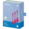 SATISFYER - SET DA ALLENAMENTO YONI POWER 1 ROSSO - immagine 4