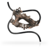OHMAMA - MASCHERE MASCHERA IN RAME STILE VENEZIANO - immagine 2