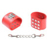 OHMAMA FETISH - MANETTE ROSSE CON CHIUSURA A SCATTO - immagine 2