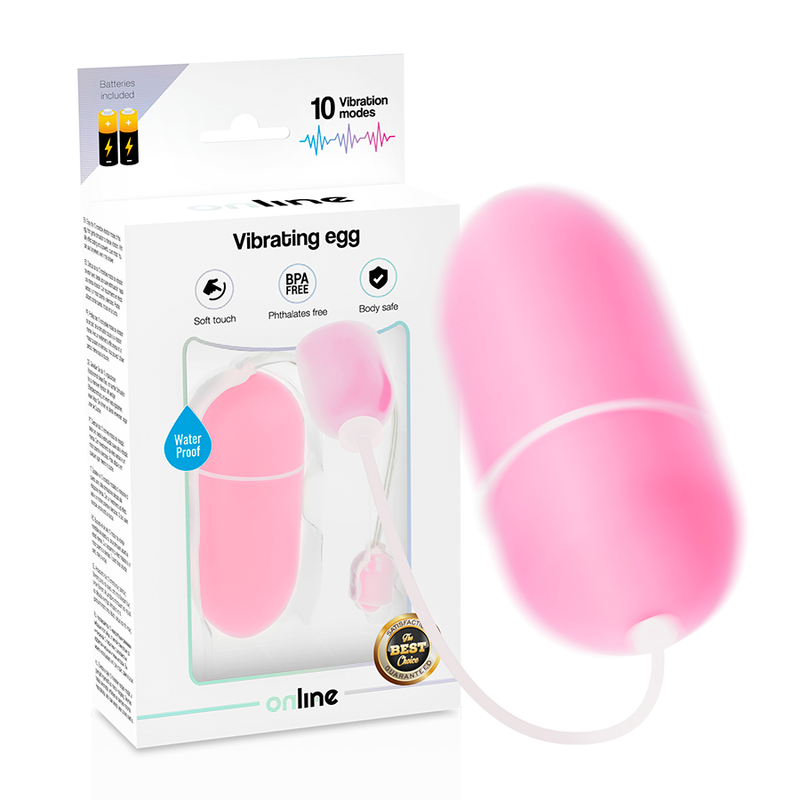 ONLINE - UOVO VIBRANTE IMPERMEABILE ROSA - immagine 2