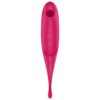 SATISFYER TWIRLING PRO ESTIMULADOR Y VIBRADOR - ROJO - immagine 2