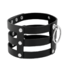 COQUETTE CHIC DESIRE - GIROCOLLO IN PELLE VEGANO STILE FETISH - immagine 3