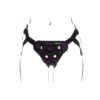 GET REAL - IMBRAGATURA IN PIZZO CON CINTURINO VIOLA - immagine 4