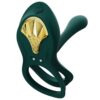 ZALO - ANELLO PER COPPIE VIBRANTI BAYEK VERDE - immagine 2