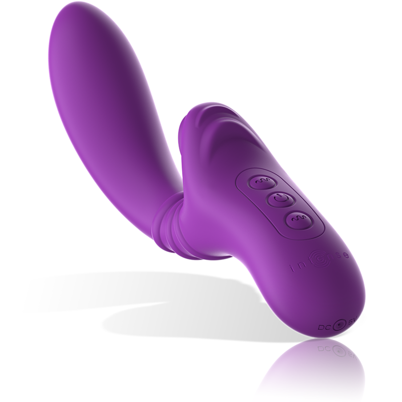 INTENSE - VIBRATORE FLESSIBILE HARRY CON LINGUA VIOLA - immagine 5