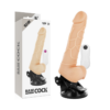 BASECOCK - VIBRATORE REALISTICO TELECOMANDO NATURALE CON TESTICOLI 19.5 CM -O- 4 CM - immagine 3