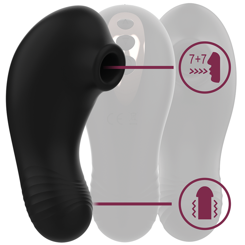 RITHUAL - STIMOLATORE CLITORIDE TASCABILE SHUSHU PRO 2 POTENTI MOTORI JET - immagine 4