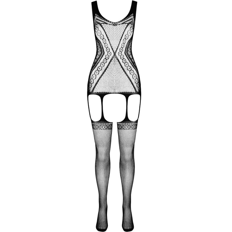 PASSION - ECO COLLECTION BODYSTOCKING ECO BS007 NEGRO - immagine 3