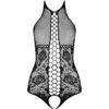 PASSION - BS094 BODYSTOCKING NEGRO TALLA UNICA - immagine 5