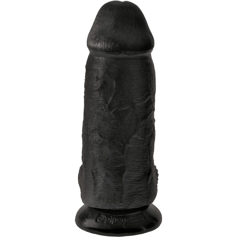 KING COCK - PENE REALISTICO PASSODATO 23 CM NERO - immagine 2