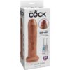 KING COCK - PENE REALISTICO NON TAGLIATO 17.8 CM CARAMELLO - immagine 3