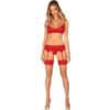 OBSESSIVE - INGRIDIA SET TRES PIEZAS ROJO XS/S - immagine 3