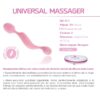 FEMINTIMATE - VIBRATORE IN SILICONE MASSAGGIATORE UNIVERSALE ROSA - immagine 4