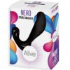 ALIVE - DOPPIO MASSAGGIATORE NERO ANALE E PROSTATICO - immagine 2