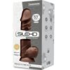 SILEXD - MODELLO 1 PENE REALISTICO PREMIUM SILEXPAN SILICONE MARRONE 21.5 CM - immagine 3