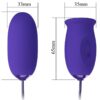 PRETTY LOVE - VIBRATORE STIMOLATORE RICARICABILE DAISY YOUTH VIOLETTO - immagine 4