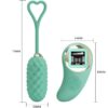 PRETTY LOVE - UOVO VIBRANTE CON TELECOMANDO VERDE VIVIAN - immagine 5