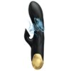 PRETTY LOVE - VIBRATORE DI LUSSO NERO RICARICABILE PLACCATO IN ORO - immagine 2
