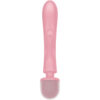 SATISFYER - TRIPLE LOVER MASAJEADOR VIBRADOR RABBIT ROSA - immagine 4