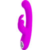 PRETTY LOVE - VIBRATORE LAMAR RABBIT E PUNTO G VIOLA - immagine 5