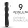 ARMONY - VIBRATORE BAMBU REGOLABILE NERO - immagine 2