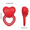 ARMONY - ANELLO VIBRATORE CUORE ROSSO - immagine 3