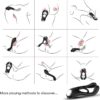 ARMONY - ANELLO VIBRATORE DOPPIO VEYRON GIOCATTOLO PER COPPIA NERO - immagine 2