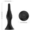 ARMONY - VIBRATORE E PLUG ANALE TELECOMANDO NERO - immagine 3