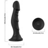 ARMONY - VIBRATORE DILDO E TELECOMANDO PLUG ANALE NERO