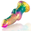 EPIC - DILDO IRIS CON TESTICOLI ARCOBALENO DI PIACERE - immagine 4