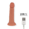 ONINDER - DILDO VIBRATORE PICCOLO BOGOTÁ 9 VELOCITÀ NATURALE 17.5 CM -O- 4 CM - APP GRATUITA - immagine 4