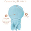 ADRIEN LASTIC - STIMOLATORE CLITORIDE CARESS BLU - immagine 5