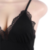 SUBBLIME - ORSACCHIOTTO CON DETTAGLI IN PIZZO FLOREALE NERO L/XL - immagine 5