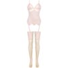 LIVCO CORSETTI FASHION - PERSINNE PEACH SET CORSET + PANTY + MEDIAS - immagine 3