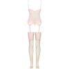 LIVCO CORSETTI FASHION - PERSINNE PEACH SET CORSET + PANTY + MEDIAS - immagine 4