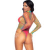 LEG AVENUE - BODY IN RETE MULTICOLORE MANICA LUNGA - immagine 2