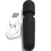 ARMONY - YOUR MAGIC MASSAGGIATORE E VIBRATORE RICARICABILE 10 VIBRAZIONI BACCHETTA PUNTI NERO - immagine 4