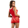 SUBBLIME - 952150 VESTITO A RETE CORTO SENZA MANICHE ROSSO TAGLIA UNICA - immagine 3