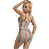 SUBBLIME - 952457 VESTITO A RETE SENZA MANICHE CON SPALLE SCOPERTE ARCOBALENO TAGLIA UNICA - immagine 2