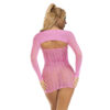 SUBBLIME - 952471 VESTITO A RETE ROSA TAGLIA UNICA - immagine 2
