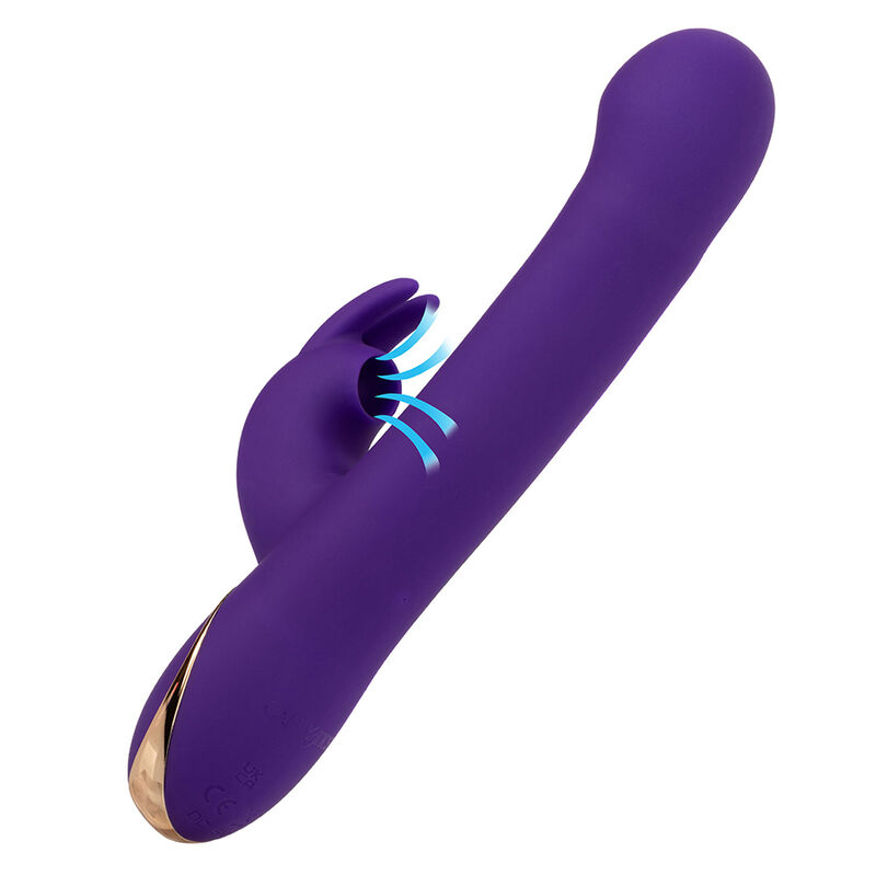 CALEXOTICS - JACK RABBIT VIBRATORE E STIMOLATORE 7 LIVELLI DI VIBRAZIONE E ONDE STIMOLANTI BLU - immagine 5