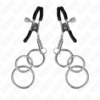 KINK - MORSETTO PER CAPEZZOLO CON 3 O-RING 6 CM - immagine 2