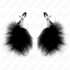 KINK - PINZA PER CAPEzzoli PIUMA NERA 7 CM - immagine 2