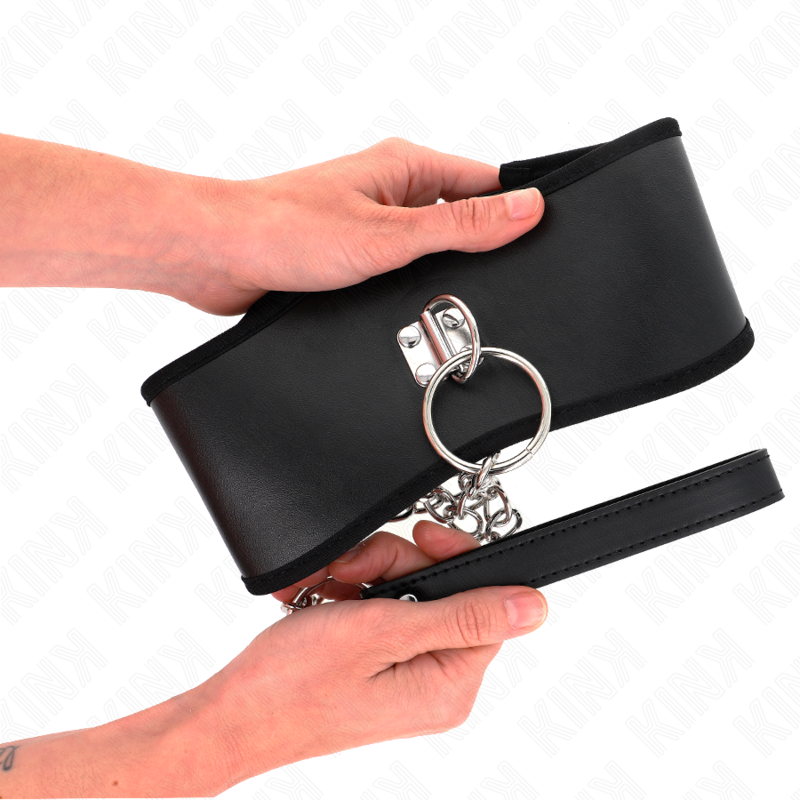 KINK - COLLANA 65 CM CON CINTURINO LARGO REGOLABILE 40-55 CM X 10 CM - immagine 4