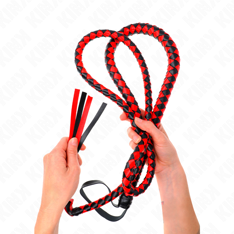KINK - FRUSTA SERPENTE LUNGA ROSSA 210 CM - immagine 4