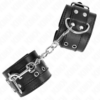 KINK - REGTINO DA POLSO DOPPIA FIBBIA NERO REGOLABILE 19-26 CM - immagine 2